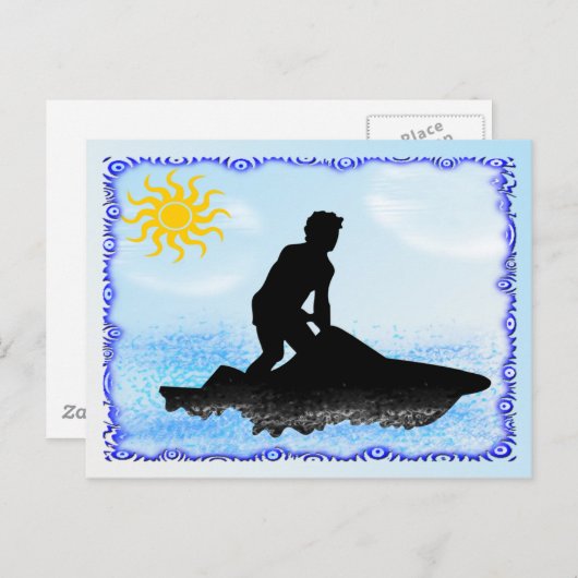 Jet Ski Dreams Briefkaart (Voorkant / Achterkant)