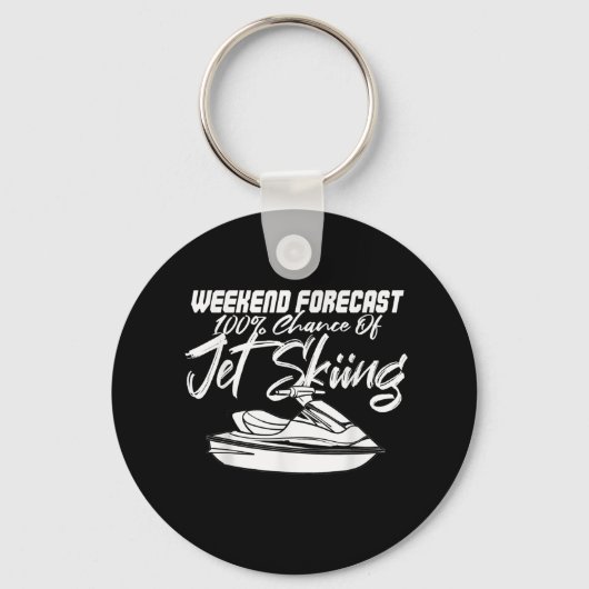 Jet Ski Gift Jet Skiing Skier Driver Water Sport T Sleutelhanger (Voorkant)