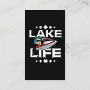 Jet Ski Gift Lake Life Beach Holiday Funny Jetski Visitekaartje