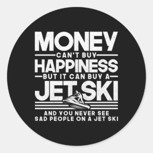 Jet-Ski Hapess Watersport Ronde Sticker