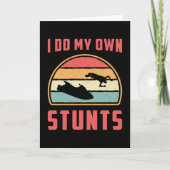 Jet Ski ik doe mijn eigen Stunts Jet Skiing Water Kaart (Voorkant)