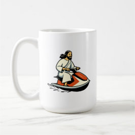 Jet-Ski Jesus Koffiemok