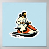 Jet-Ski Jesus Poster (Voorkant)