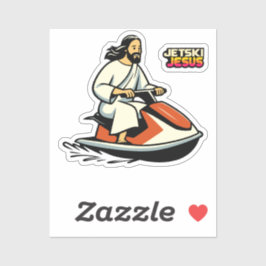Jet-Ski Jesus Sticker