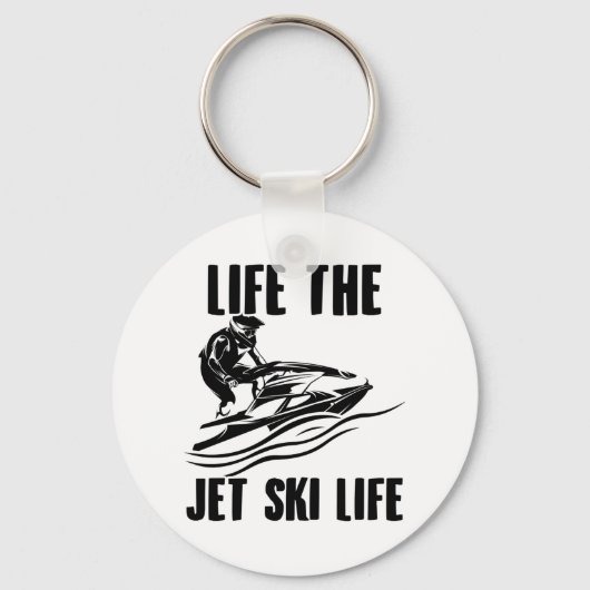 Jet Ski | Jet Ski Driving Summer Jet Boat Gifts Sleutelhanger (Voorkant)