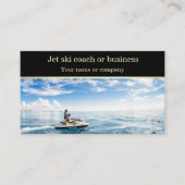 Jet ski jetski waterskiën coach instructeur visitekaartje (Voorkant)