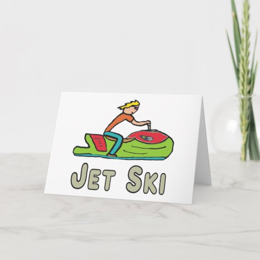 Jet Ski Kaart (Voorkant)