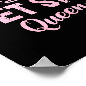 Jet ski koningin _ jet-ski liefhebber poster (Hoek)