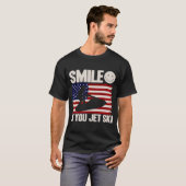 Jet Ski Lach Als Je Een Jet Ski Vaart Amerikaanse  T-shirt (Voorkant volledig)
