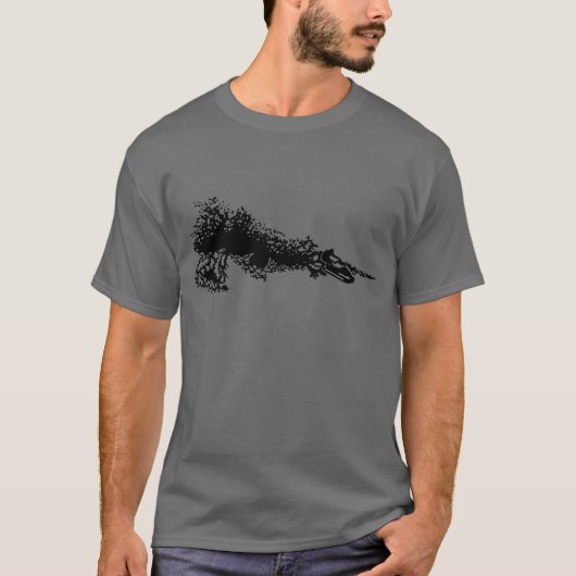 Jet ski op golf t-shirt (Voorkant)