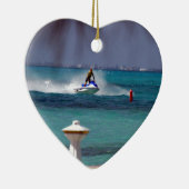 Jet Ski-paradijs Keramisch Ornament (Rechts)