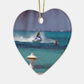 Jet Ski-paradijs Keramisch Ornament (Links)