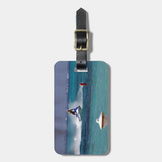 Jet Ski Paradise Bagagelabel (Voorkant verticaal)