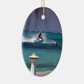 Jet Ski Paradise Keramisch Ornament (Rechts)