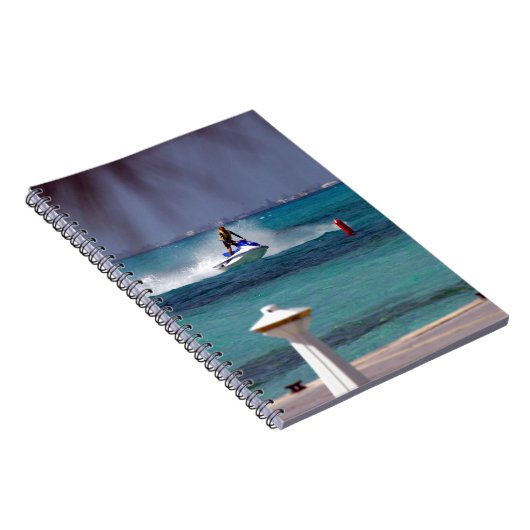 Jet Ski Paradise Notitieboek (Rechterzijde)