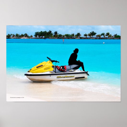 Jet Ski Poster (Voorkant)