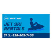 Jet Ski Rental Custom Glossy Poster (Voorkant)