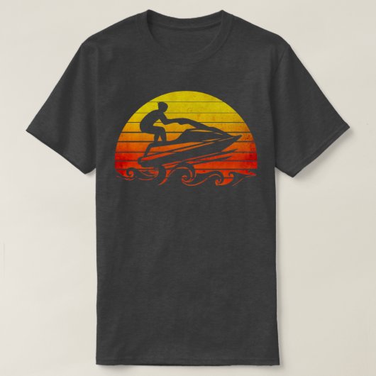Jet Ski Retro Funny Jetski Gift Idea T-shirt (Design voorkant)
