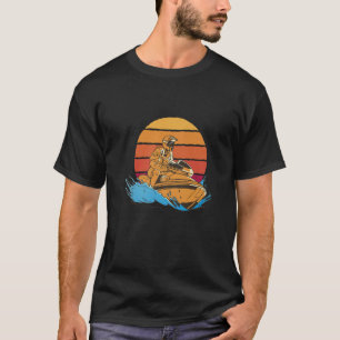  Jet Ski Retro Sunset Jet Ski voor Jet Skie T-shirt