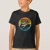 Jet Ski Retro Watersport T-shirt (Voorkant)