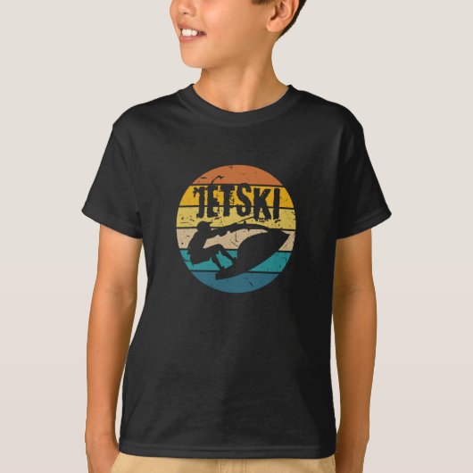 Jet Ski Retro Watersport T-shirt (Voorkant)