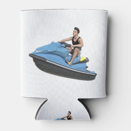 Jet Ski Rider Blikjeskoeler (Voorkant)