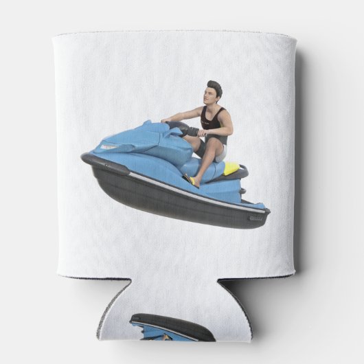 Jet Ski Rider Blikjeskoeler (Achterkant)