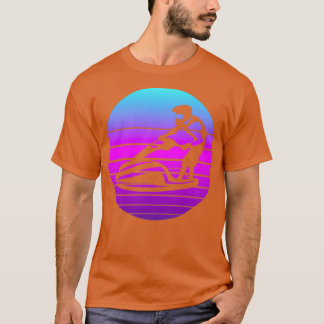 Jet Ski Rider Water Sports Retro  Gift T-shirt