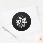 Jet Ski Rider Watersport T-Shirt Ronde Sticker (Envelop)