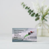 Jet Ski Riders in het Zee Visitekaartje (Staand voorkant)