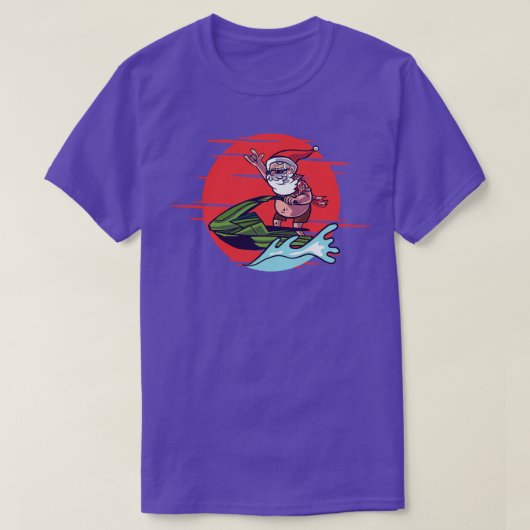 Jet Ski Santa toon 1 T-shirt (Design voorkant)