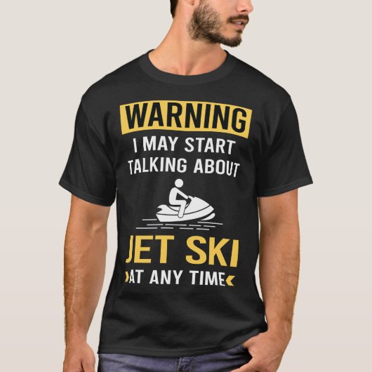 Jet ski skiën waterscooter persoonlijke waterscoot t-shirt (Voorkant)