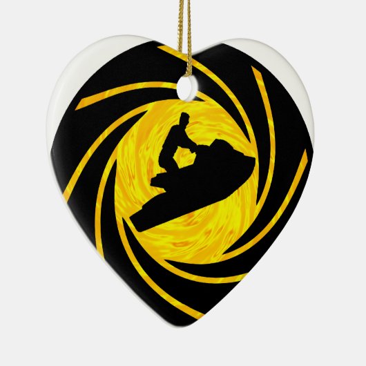 JET SKI SOL KERAMISCH ORNAMENT (Rechts)