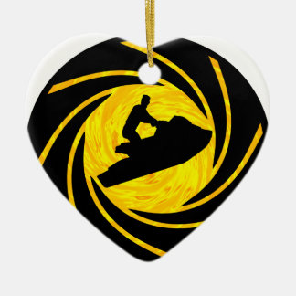 JET SKI SOL KERAMISCH ORNAMENT