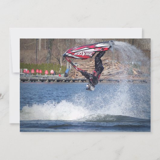 Jet Ski - Uitnodiging (Voorkant)