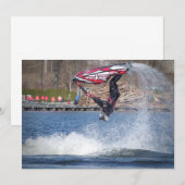 Jet Ski - Uitnodiging (Voorkant / Achterkant)