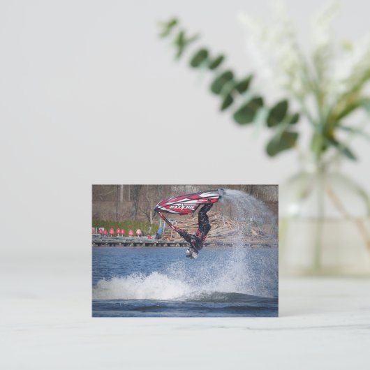 Jet Ski - Visitekaartje (Staand voorkant)