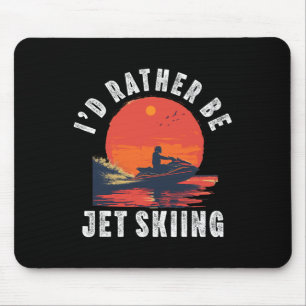 Jet Ski Voor Mannen Vrouwen Dad Boy Jet Skiing Dri Muismat