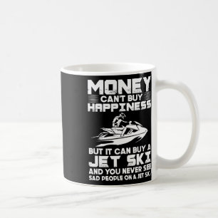 Jet skiën geld kan geen geluk kopen, maar het kan  koffiemok
