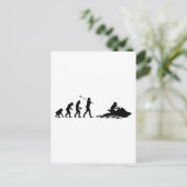 Jet Skier Briefkaart (Staand voorkant)