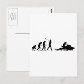 Jet Skier Briefkaart (Voorkant / Achterkant)