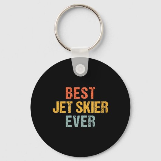 Jet Skier Jet Skiing Watersport Gezegden Sleutelhanger (Voorkant)