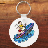 Jet Skier Sleutelhanger (Voorkant)