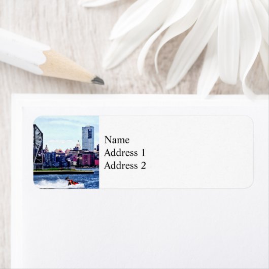 Jet Skiing by Colgate Clock Etiket (Insitu)