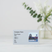 Jet Skiing by Colgate Clock Visitekaartje (Staand voorkant)