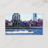 Jet Skiing by Colgate Clock Visitekaartje (Achterkant)