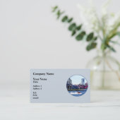 Jet Skiing by Colgate Clock Visitekaartje (Staand voorkant)