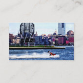 Jet Skiing by Colgate Clock Visitekaartje (Achterkant)