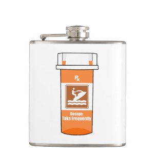 Jet Skiing is mijn geneesmiddel Heupfles