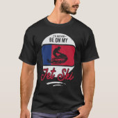 Jet Skiing Watersport staat op het spel T-shirt (Voorkant)